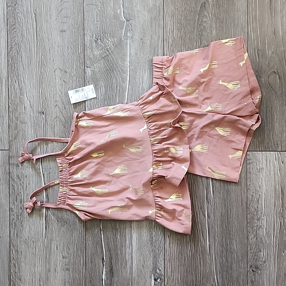 🦒2pc Girl's Tank Top & Shorts
